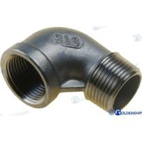 Codo macho/hembra acero inoxidable GS30552 - CODO 90º M-H INOX 3/4