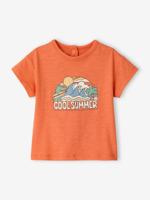 T-shirt baby jongen biologisch katoen sinaasappel