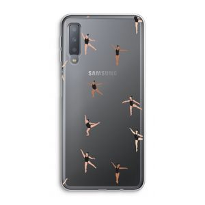 Dancing #1: Samsung Galaxy A7 (2018) Transparant Hoesje