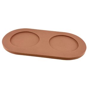 pino Voerbak-onderlegger Serving Tray Zand, foxy terra solid, Maat: S/M