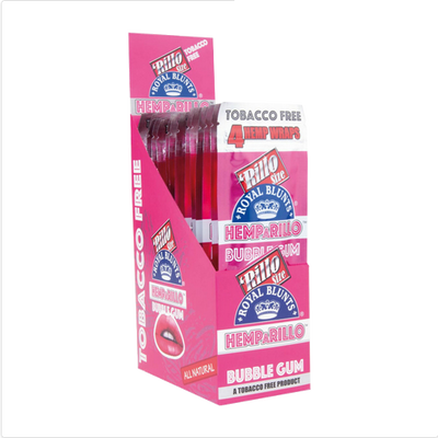 Royal Blunts Royal Blunts Hemparillo - Bubblegum 15 x 4 stuks