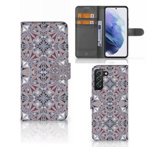 Samsung Galaxy S22 Plus Bookcase Flower Tiles