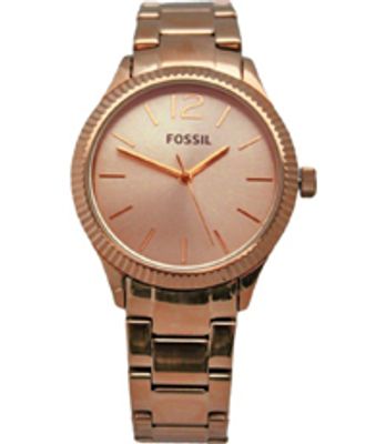 Horlogeband Fossil BQ3075 Roestvrij staal (RVS) Rosé 18mm