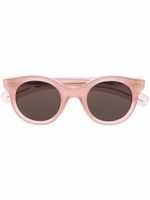 Cutler & Gross lunettes de soleil 1390 à monture ronde - Rose