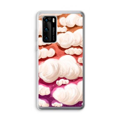 Katoen Wolken: Huawei P40 Transparant Hoesje