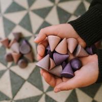 Grapat Mandala Peak - 36 Houten Mandala Kegels