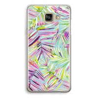 Tropical Palms Blue: Samsung Galaxy A5 (2016) Transparant Hoesje