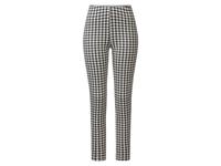 esmara Dames jegging (zwart/wit/ruit, M (40/42))