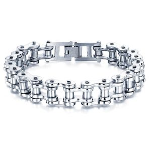 Heren armband Edelstaal Biker Chain Silver