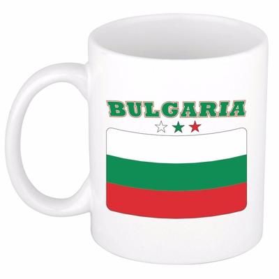 Koffie mok met vlag Bulgarije - drinkbeker - Bulgaarse vlag - 300 ml - supporters Koffie mok met vlag Bulgarije - drinkbeker - Bulgaarse vlag - 300 ml - supporters