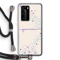 Sterren: Huawei P40 Pro Transparant Hoesje met koord