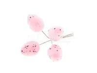 Paasdecoratie Eieren op stok Roze