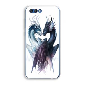 Yin Yang Dragons: Honor 10 Transparant Hoesje