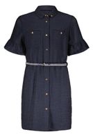 NoBell Meisjes jurk - Masa - Navy blauw