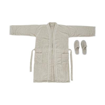 Kamerjas Home ESPRIT Beige Vrouw 400 g /m²