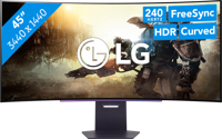 LG 45GS95QE-B computer monitor 114,3 cm (45") 3440 x 1440 Pixels Wide Quad HD OLED Zwart - thumbnail