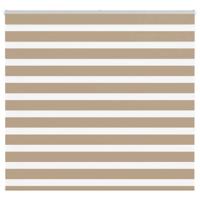 VidaXL Zebra blind 160x150 cm stofbreedte 155,9 cm polyester zandbruin
