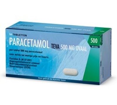 Paracetamol 500mg ovaal