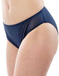 Zijden Dames Slip Alkena Kleur Navy blauw Maat Extra Extra Large