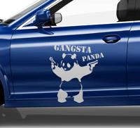 Autostickers Gangsta panda - thumbnail