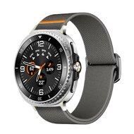 Nylon Loop bandje - Grijs - Samsung Galaxy Watch 8 - 40mm / 44mm