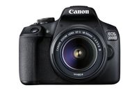 Canon EOS 2000D BK 18-55 IS + SB130 +16GB EU26 SLR camerakit 24,1 MP CMOS 6000 x 4000 Pixels Zwart - thumbnail