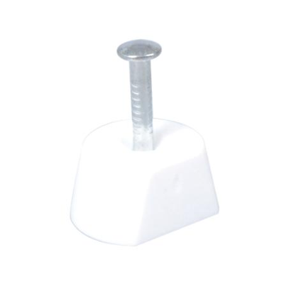 Homefix Plankdrager Met Nagel Wit 10Mm | 16 stuks - 6701.30.40020