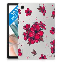 Samsung Galaxy Tab A8 2021/2022 | Siliconen hoesje | Blossom Red Samsung Galaxy Tab A8 2021/2022 | Siliconen hoesje | Blossom Red