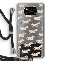 Ponys: Xiaomi Poco X3 NFC Transparant Hoesje met koord