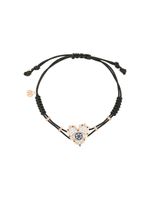 Pippo Perez bracelet Evil Eye en or rose 18 ct serti de diamants e de saphirs - Noir - thumbnail