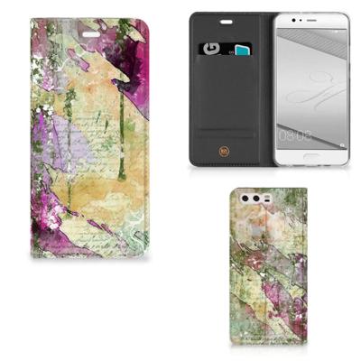 Bookcase Huawei P10 Plus Letter Painting Bookcase Huawei P10 Plus Letter Painting