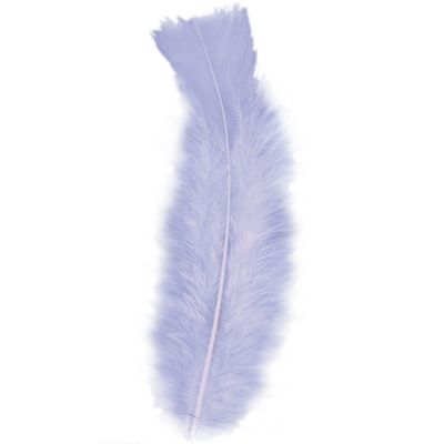 200x Paarse veren/sierveertjes decoratie/hobbymateriaal
