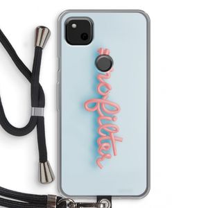 #nofilter: Pixel 4a Transparant Hoesje met koord