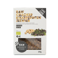 Raw Organic Food Cracker Kikkererwten Zeewier Raw Bio