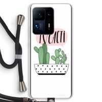 I love cacti: Xiaomi Mi Mix 4 Transparant Hoesje met koord