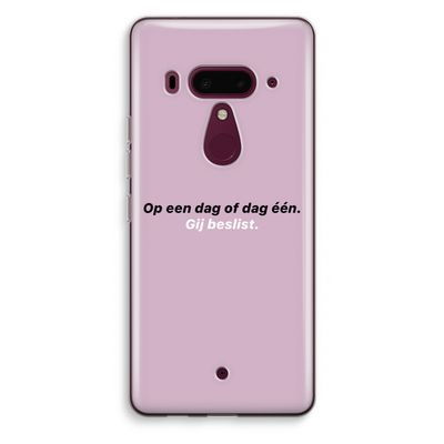 gij beslist: HTC U12+ Transparant Hoesje