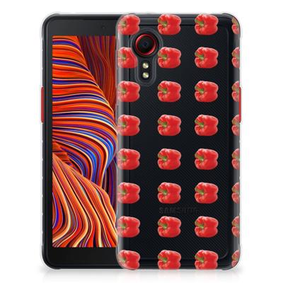 Samsung Galaxy Xcover 5 | Siliconen Case | Paprika Red