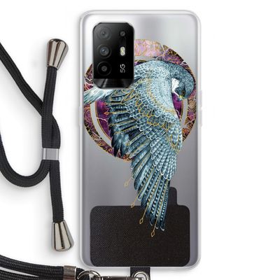Golden Falcon: Oppo A95 5G Transparant Hoesje met koord