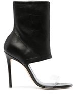 Stuart Weitzman sandales en cuir à talon 115 mm - Noir