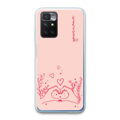 Love is in the air: Xiaomi Redmi 10 Transparant Hoesje