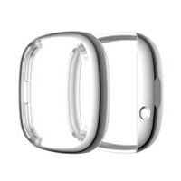 Fitbit Versa 3 / Sense Soft TPU case (volledig beschermd) - Zilver - thumbnail