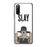 Slay All Day: Sony Xperia 10 III Transparant Hoesje