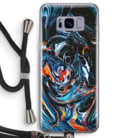 Black Unicorn: Samsung Galaxy S8 Transparant Hoesje met koord