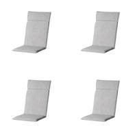 Kussen hoog 50x120 universeel outdoor Manchester licht grijs (4 stuks) Madison - Madison