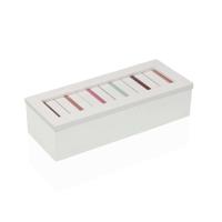 Doos-Juwelenkistje Versa FLINT Hout MDF 9 x 6 x 24 cm