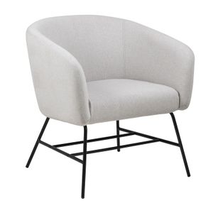 Dierick fauteuil Liv lichtgrijs