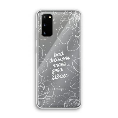 Good stories: Samsung Galaxy S20 Transparant Hoesje