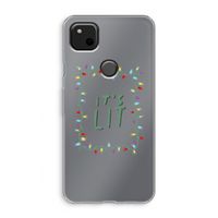 It's Lit: Google Pixel 4a Transparant Hoesje