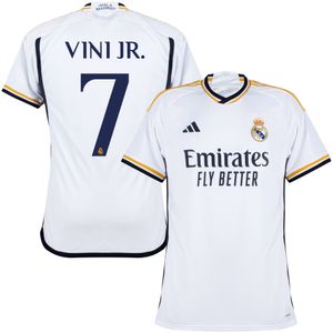 Real Madrid Shirt Thuis 2023-2024 + Vini Jr. 7 (Cup Style)