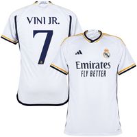 Real Madrid Shirt Thuis 2023-2024 + Vini JR 7 - thumbnail